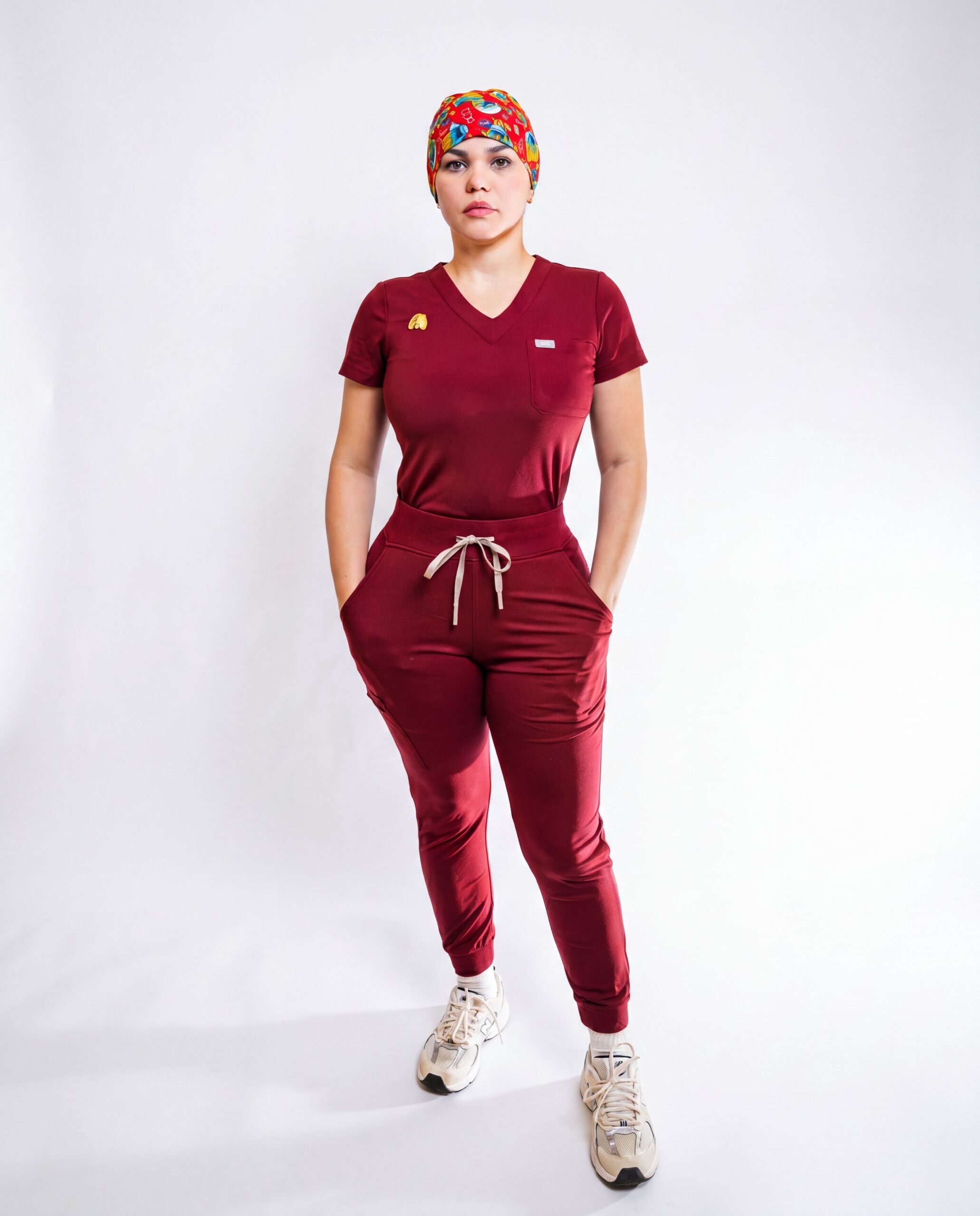 Set Thamayranys con Mangas (Color Vino)