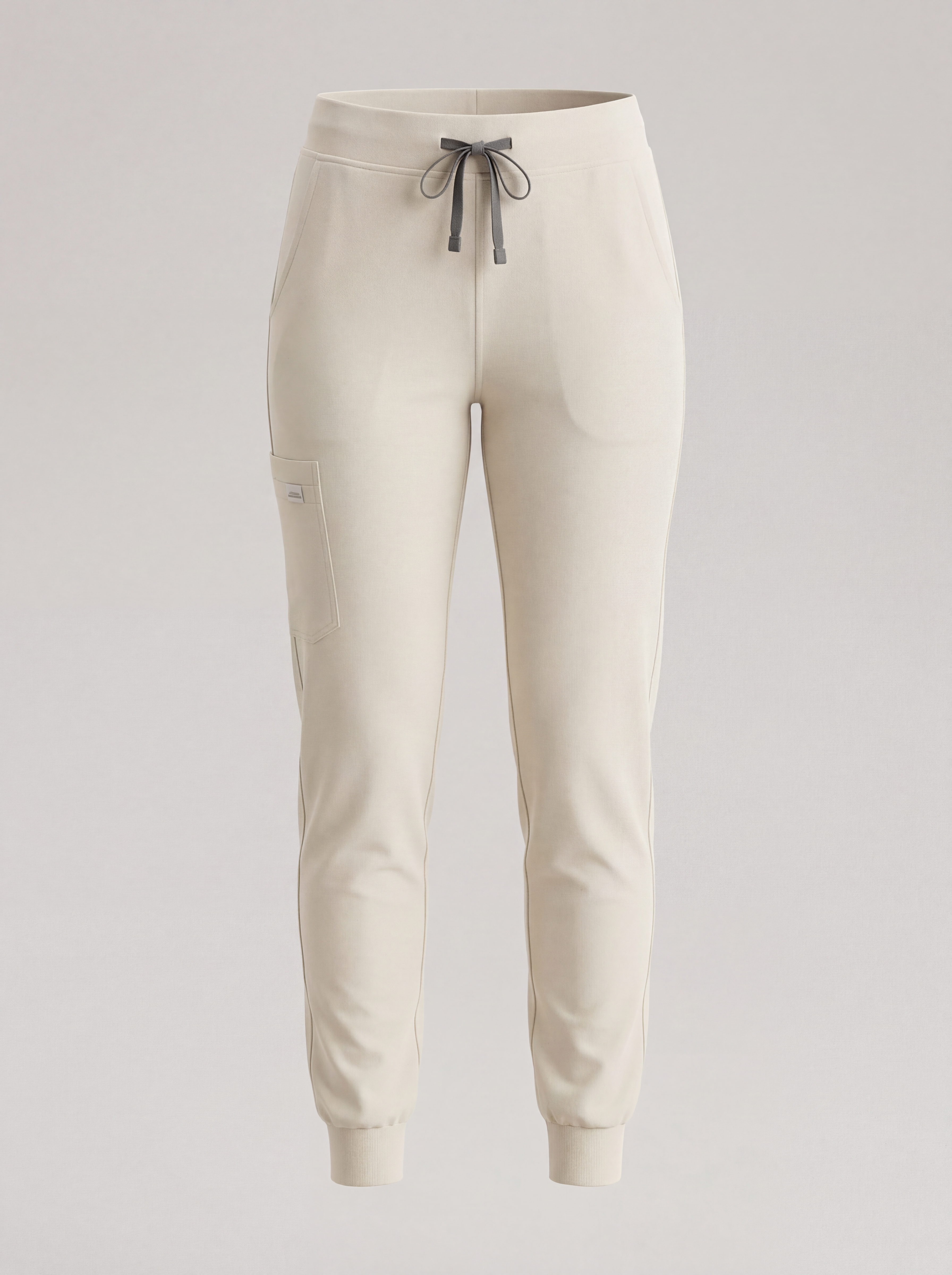 Pantalón | Color Crema | Cordones Gris