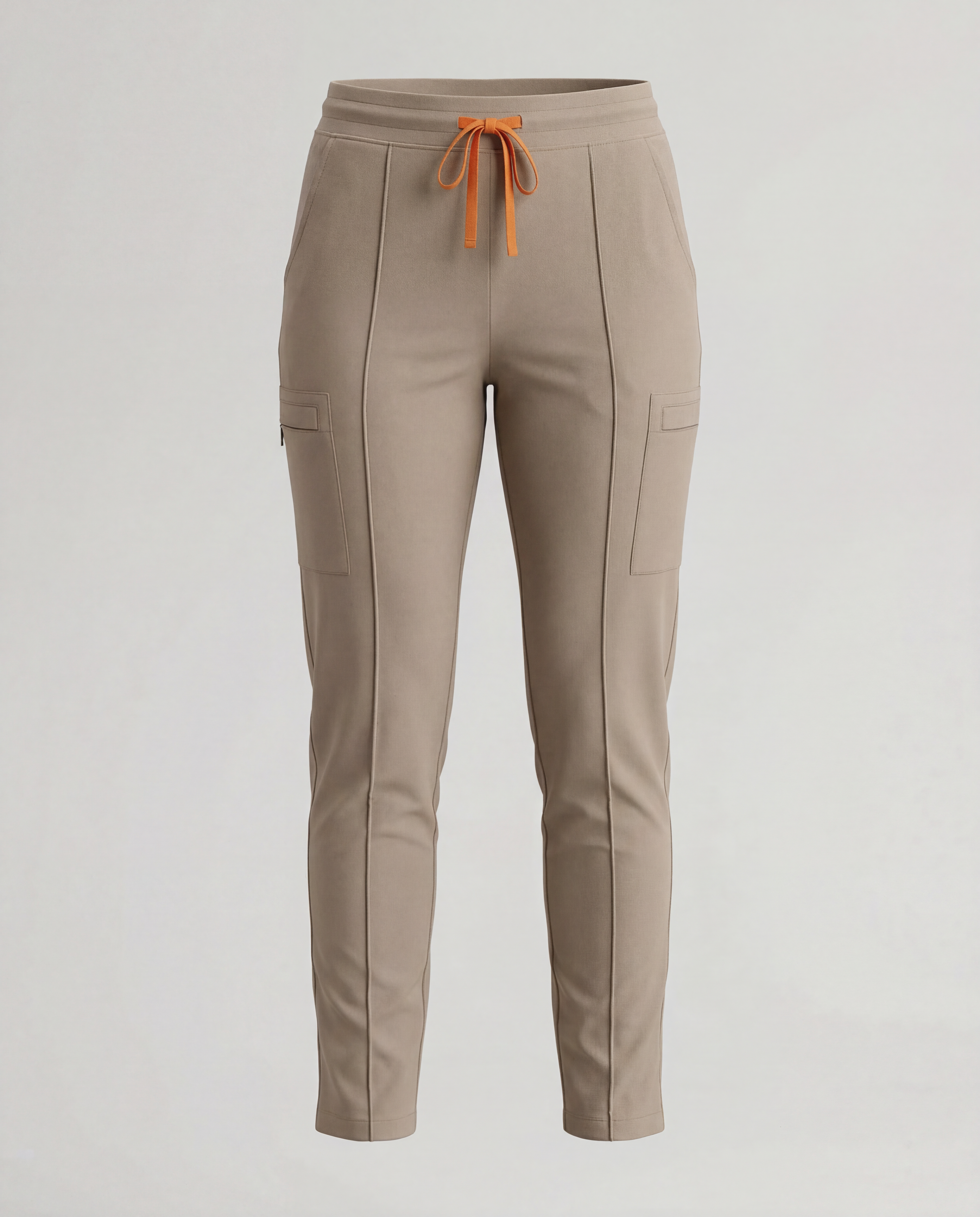 Pantalón | Color crema | Cordón Naranja
