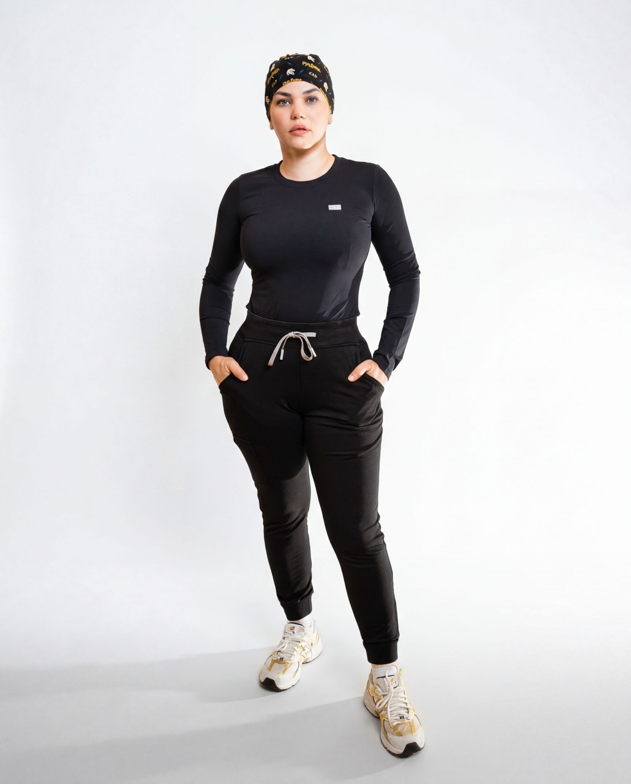 Set Thamayranys con Mangas Largas (Color Negro)